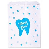 Sherman Dental THANK YOU TOOTH PAPER BAG 7.5x 10"